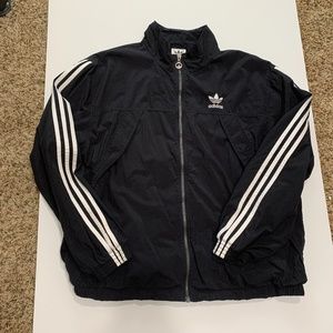 Adidas Rain Jacket Black Sz L